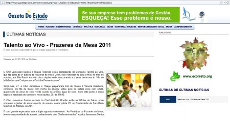 Site Gazeta de Pernambuco - 28-07-11